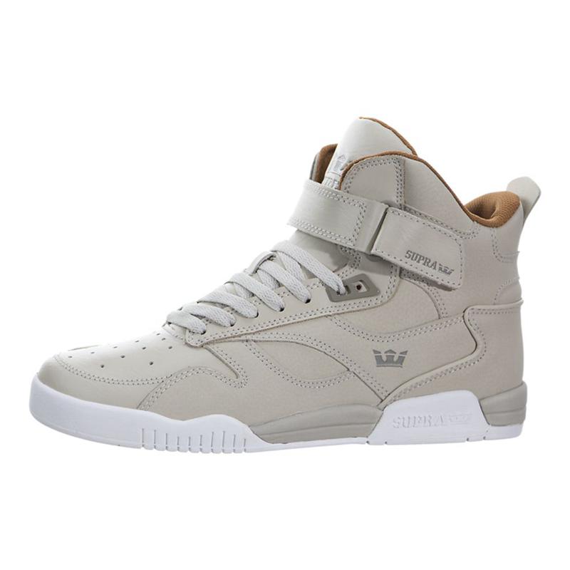 Buty Supra BLEEKER - Sneakersy Wysokie Damskie - Szare (DVIR-72690)